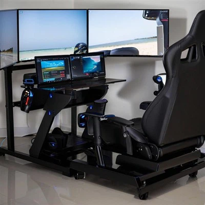 Vlucht rijdende simulator